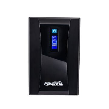 Powerful SLD-2000 2000VA 1200W 2*12V 9Ah Akülü Line Interactive UPS Kesintisiz Güç Kaynağı