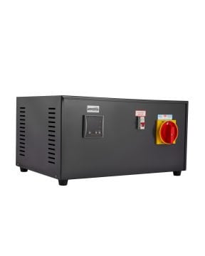 Powerful PSM-1105 5 kVA (5000 VA) Mikro İşlemcili Koruma Üniteli Voltaj Regülatörü Siyah