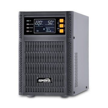 Powerful PSP-1101 1000VA-1000W-1KVA Online 2x12V 9 Ah Akülü Ups Kesintisiz Güç Kaynağı