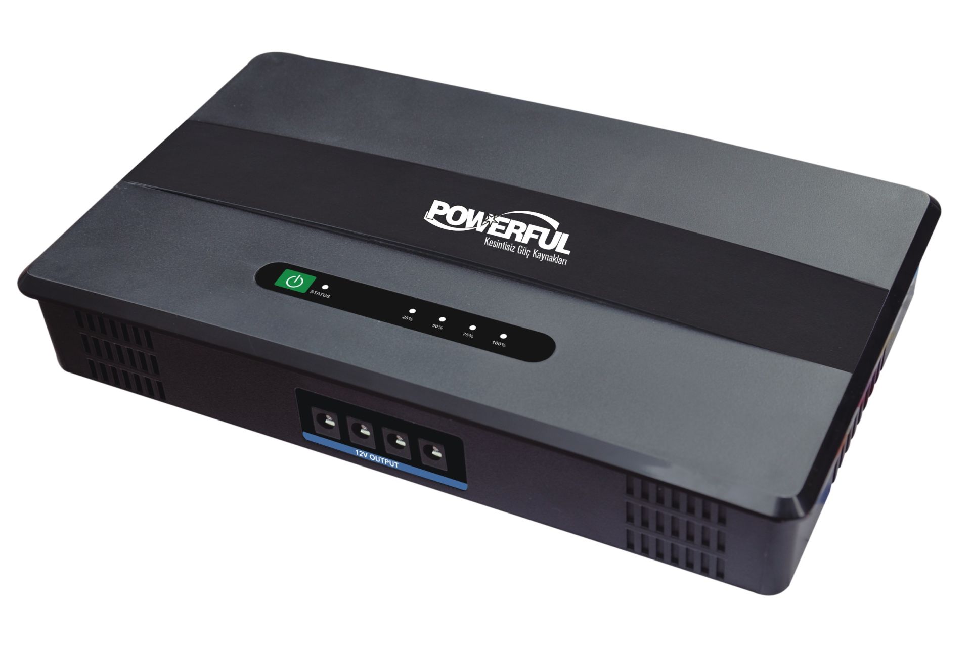 Powerful PMC-14400 4x4000 mA Lityum İyon Pil CCTV Güvenlik Kamera UPS Kesintisiz Güç Kaynağı