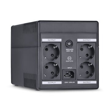 Powerful SLE–1000 1000VA 600W Line Interactive UPS Kesintisiz Güç Kaynağı