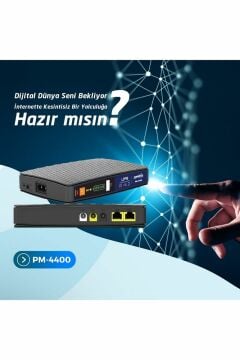 Pm-4400 8000 mA Lityum Pil Mıcro Dc Modem Ups Kesintisiz Güç Kaynağı