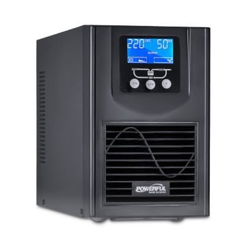 Powerful PSE-1101 1KVA 1000 VA Online UPS Kesintisiz Güç Kaynağı 2*12V 7Ah Akülü