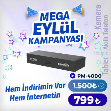 Pm-4000 4000mAH Lityum Pil Mıcro Dc Modem Ups Kesintisiz Güç Kaynağı