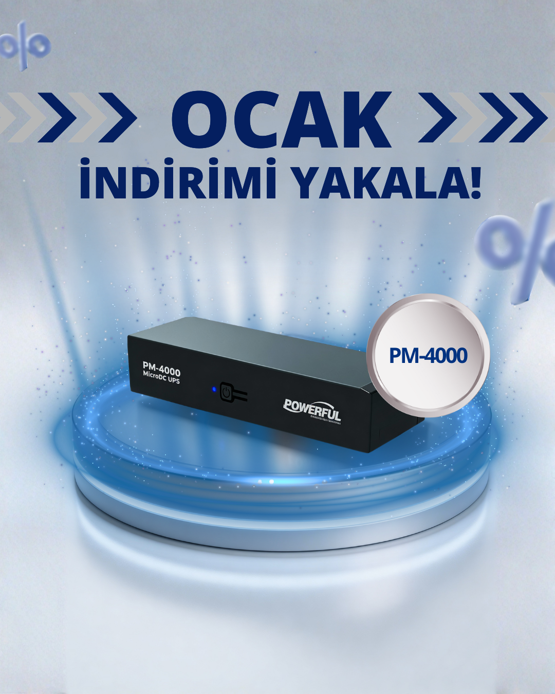 Pm-4000 4000mAH Lityum Pil Mıcro Dc Modem Ups Kesintisiz Güç Kaynağı