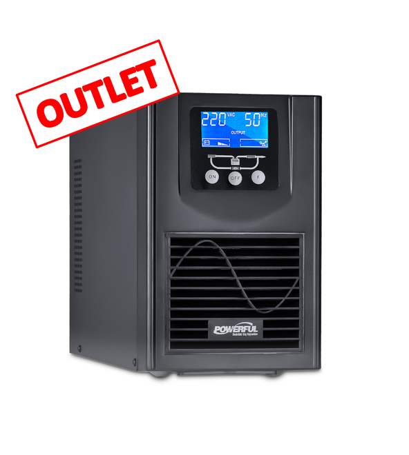 Powerful PSE-1101 1000VA 1000W 1KVA Ups Kesintisiz Güç Kaynağı 2x12V 7Ah Akülü ( OUTLET )
