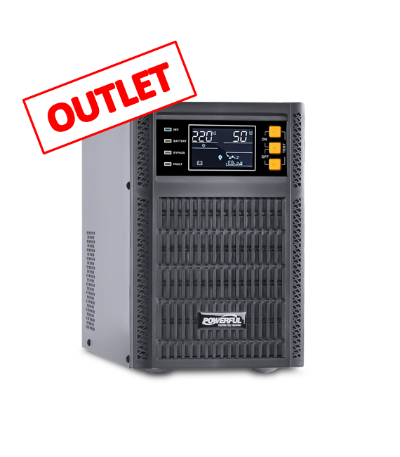Powerful Sentry Pro PSP-1101 1000VA-1000W-1KVA Online Ups 2x12V 9 Ah Akülü Kesintisiz Güç Kaynağı ( OUTLET )