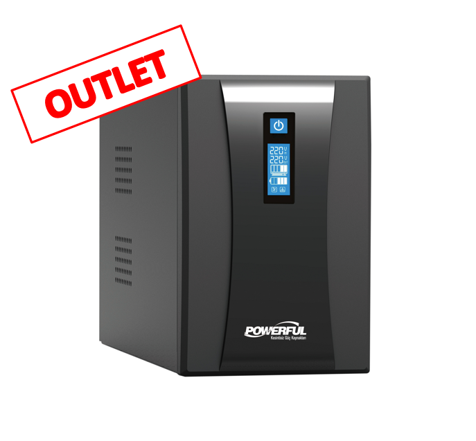 Powerful SLD-2000 2000VA Line Interactive Kesintisiz Güç Kaynağı ( OUTLET )